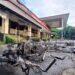 Unjuk Rasa di Gedung DPRD Kabupaten Cirebon Menyisakan Duka, Sepeda Motor Milik Satpam Ludes Terbakar