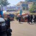 Dalmas dan Brimob Berjaga di Alun-alun Kejaksan 