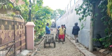 Antisipasi Banjir, Pemdes Astanamukti Perbaiki SPAL