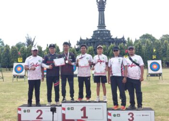 Atlet Panahan Jawa Barat, Hafiz Faqih Aesar Raih Juara 1 di Kejuaraan Panahan Provinsi Bali 2025