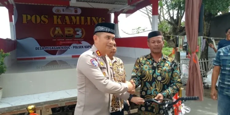 Kapolres Cirebon Kota Resmikan Pos Kamling di Desa Pegagan Kidul, Kecamatan Kapetakan