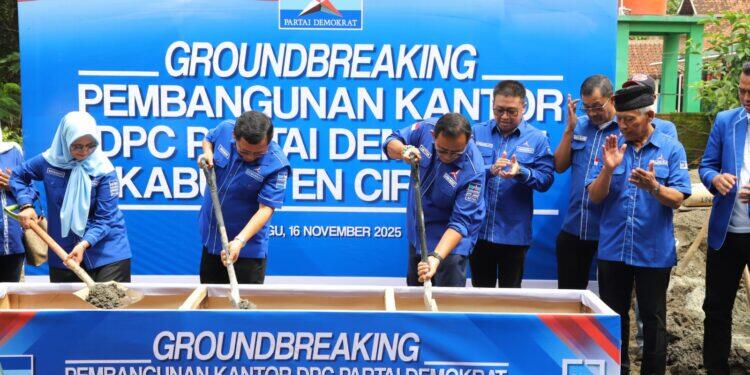 Ground Breaking Pembangunan Kantor DPC Partai Demokrat Kabupaten Cirebon