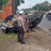 Toyota Rush Terbalik di Pelandakan, Supir Mengantuk