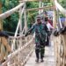 Danrem 063/SGJ Tinjau Pembangunan Jembatan Gantung dan Titik Rawan Banjir di Ciwaringin