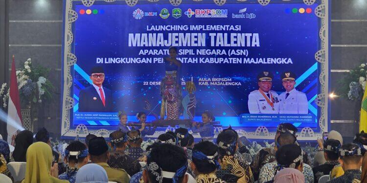 BKPSDM Majalengka Launching Aplikasi MATALENSA