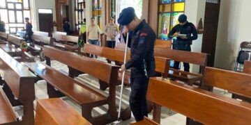 Polres Cirebon Kota Perketat Pengamanan dan Sterilisasi Gereja Jelang Natal
