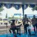 Bageur Band Polresta Cirebon Hibur Pemudik di Rest Area