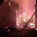 Puluhan Kios Pasar Lemahabang Terbakar