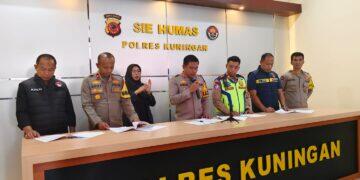 Tutup 2025, Polres Kuningan Tekan Kematian di Jalan dan Gempur Narkoba