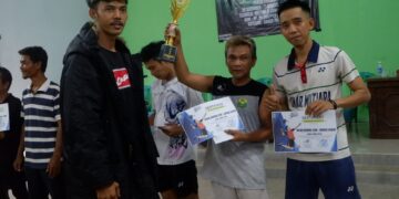 Resmikan Gedung Serba Guna Ditandai dengan Turnamen Bulutangkis