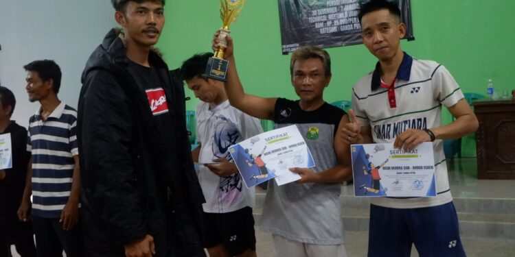 Resmikan Gedung Serba Guna Ditandai dengan Turnamen Bulutangkis