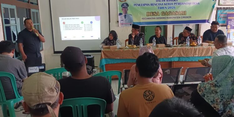 Desa Gagasari Gelar Musrenbangdes, Jalan Poros Desa jadi Target