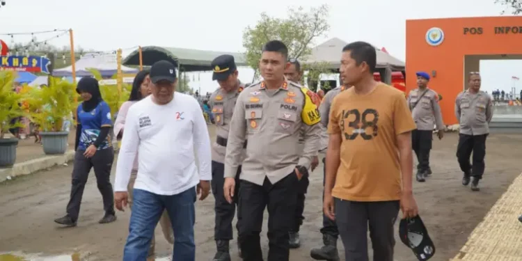 Kapolres Cirebon Kota Monitoring Keamanan Objek Wisata 
