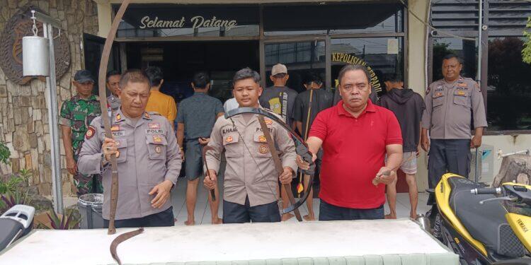 Polsek Pabuaran Amankan 7 Geng Motor yang Diduga Hendak Tawuran
