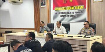 Sambut KUHP-KUHAP Baru, Polres Kuningan Perkuat Penegakan Hukum Humanis