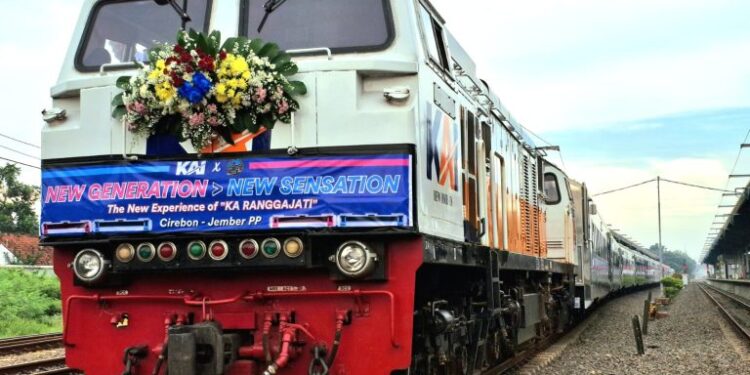 KA Ranggajati dengan Kereta Stainless Steel New Generation Diluncurkan 