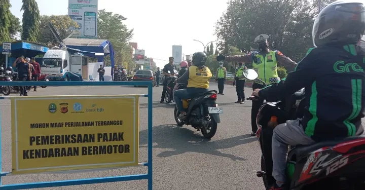 Puluhan Ribu Kendaraan di Kota Cirebon Nunggak Pajak