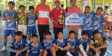 27 Tim SD/MI Ramaikan Turnamen Futsal Manbaul Ulum Cup, SDN 1 Tukmudal Raih Juara