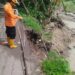 Jembatan Lebak Ngok Nyaris Putus Akibat Gerusan Sungai Dibawahnya