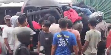Putus Gandengan di Tanjakan, Truk Hantam Tiga Kendaraan di Pantura Gebang