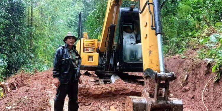 Pra TMMD Kodim Majalengka Buka Gerbang Wisata Akses Ciboer Pass