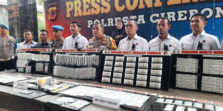 Gempur Jaringan Narkoba, Polresta Cirebon Ringkus 16 Tersangka