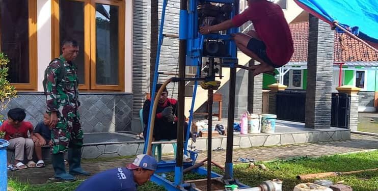 Atasi Krisis Air Bersih TMMD Kodim 0617 Majalengka Buat 5 Titik Sumur Bor