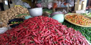 Sejak Pertengahan Februari, Sembako dan Daging di Pasar Sindangkasih Majalengka Merangkak Naik