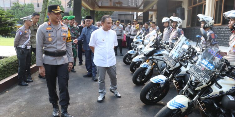 417 Personel Siaga, Polres Kuningan Amankan Mudik-Lebaran