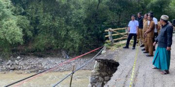 Penanganan Jembatan dan Sungai Lebakngok Selesai April Mendatang 