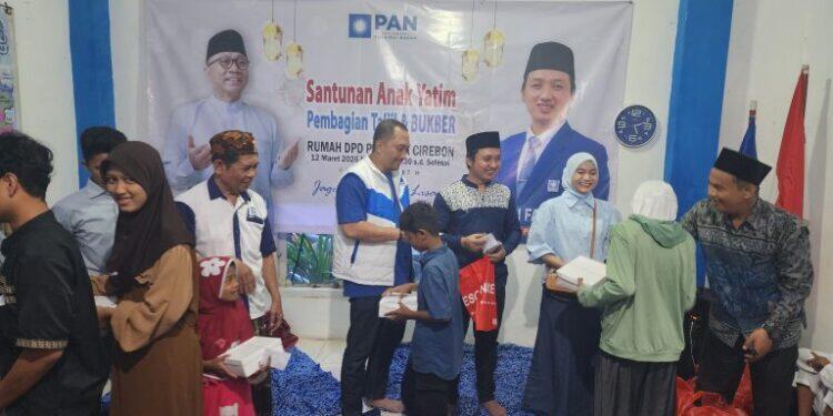 Momentum Ramadan, PAN Kota Cirebon Santuni Anak Yatim dan Pererat Kebersamaan Internal Partai