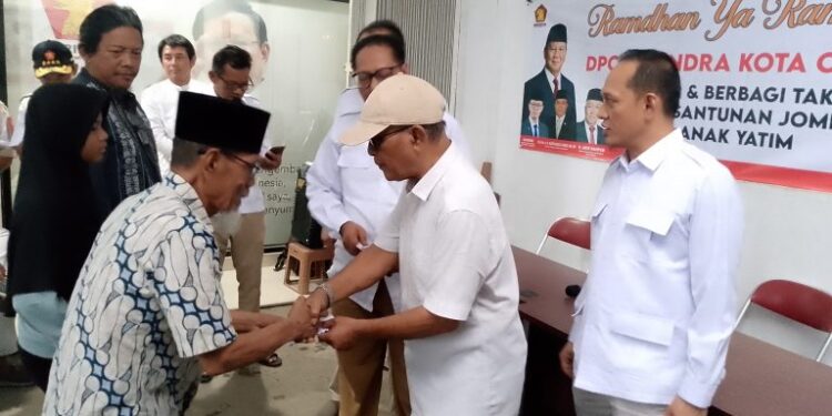 DPC Gerindra Kota Cirebon Berbagi Kebahagiaan di Bulan Penuh Berkah