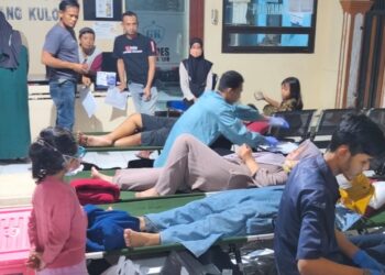 Donor Darah Ramadan Digelar Malam Hari, Antusiasme Warga Gebang Tetap Tinggi