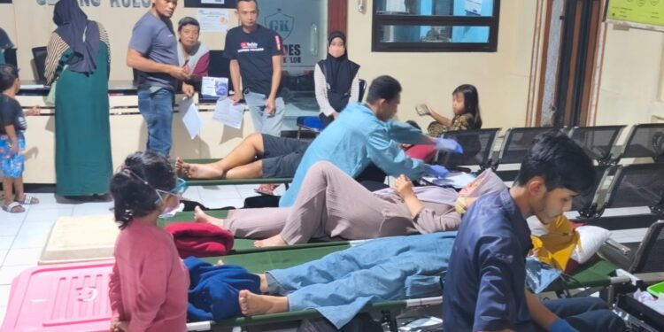 Donor Darah Ramadan Digelar Malam Hari, Antusiasme Warga Gebang Tetap Tinggi