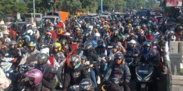 H-2 Lebaran, Arus Mudik Pantura Cirebon Tembus 165 Ribu Kendaraan Sehari