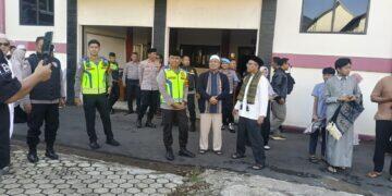 Kapolres Turun Langsung, Salat Id Muhammadiyah Aman, Mudik Kuningan Tetap Lancar