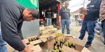Polresta Cirebon Sita 1.892 Botol Miras, Intensifkan Razia Jelang Lebaran