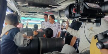 Bupati Kuningan Lepas Balik Mudik Gratis, 4 Bus Antar Perantau ke Jabodetabek