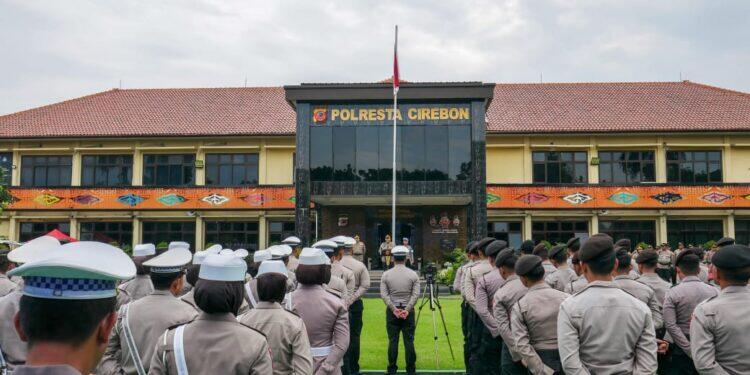 Polresta Cirebon Gelar Apel Konsolidasi, Evaluasi Operasi Ketupat Lodaya 2026