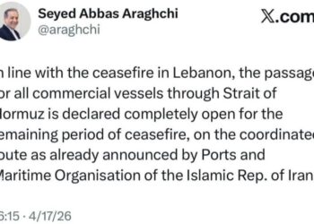 Iran Membuka Selat Hormuz untuk Semua Kapal Komersial