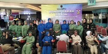 Donor Darah Serentak dalam Rangka HUT ke-62 Dharma Pertiwi