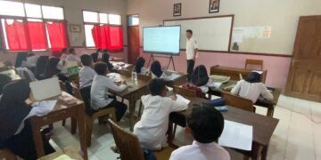 Latih Literasi Teknologi Siswa, UTS SD di Majalengka Berbasis Digital