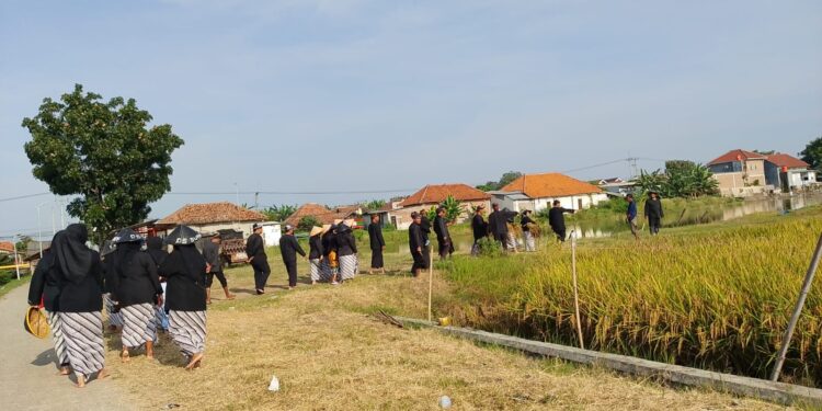 Warga Suranenggala Gelar Tradisi Mapag Sri Jelang Panen Raya