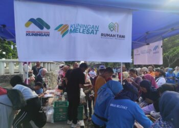 Bazar Sayur Murah Ramaikan CFD Kuningan, Digelar Rutin Tiap Pekan