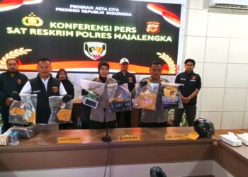 Dua Terduga Pelaku Curas di Jalan Lingkar Baribis Berhasil Ditangkap, Satu Pelaku Masih Dikejar 