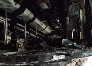 Gudang Rongsok di Panguragan Terbakar, Dua Bus Bekas Hangus Dilalap Api