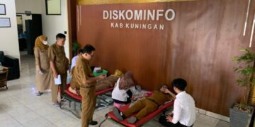 ASN Diskominfo Kuningan Gelar Donor Darah, Wujud Solidaritas Sosial