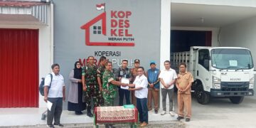 Babinsa Kesenden Hadiri Serah Terima Kendaraan Operasional KDKMP