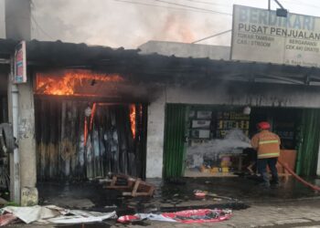 Rumah Sekaligus Bengkel di Gunungjati Terbakar, Dua Motor dan Peralatan Usaha Ludes
