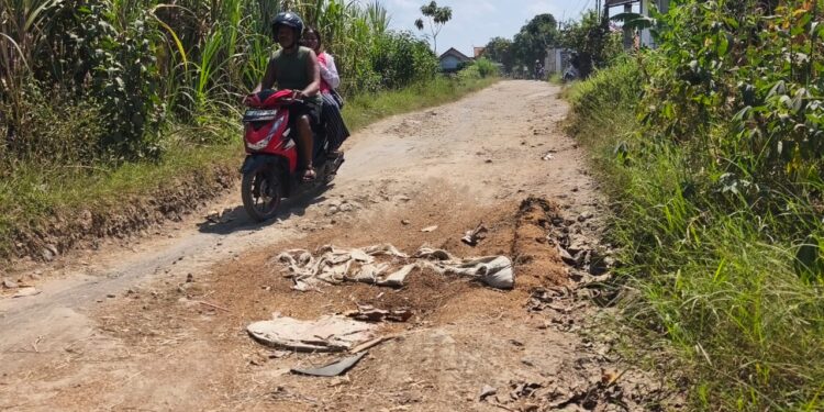 Jalan Poros Tambelang Rusak Parah, Warga Desak Perbaikan Segera
